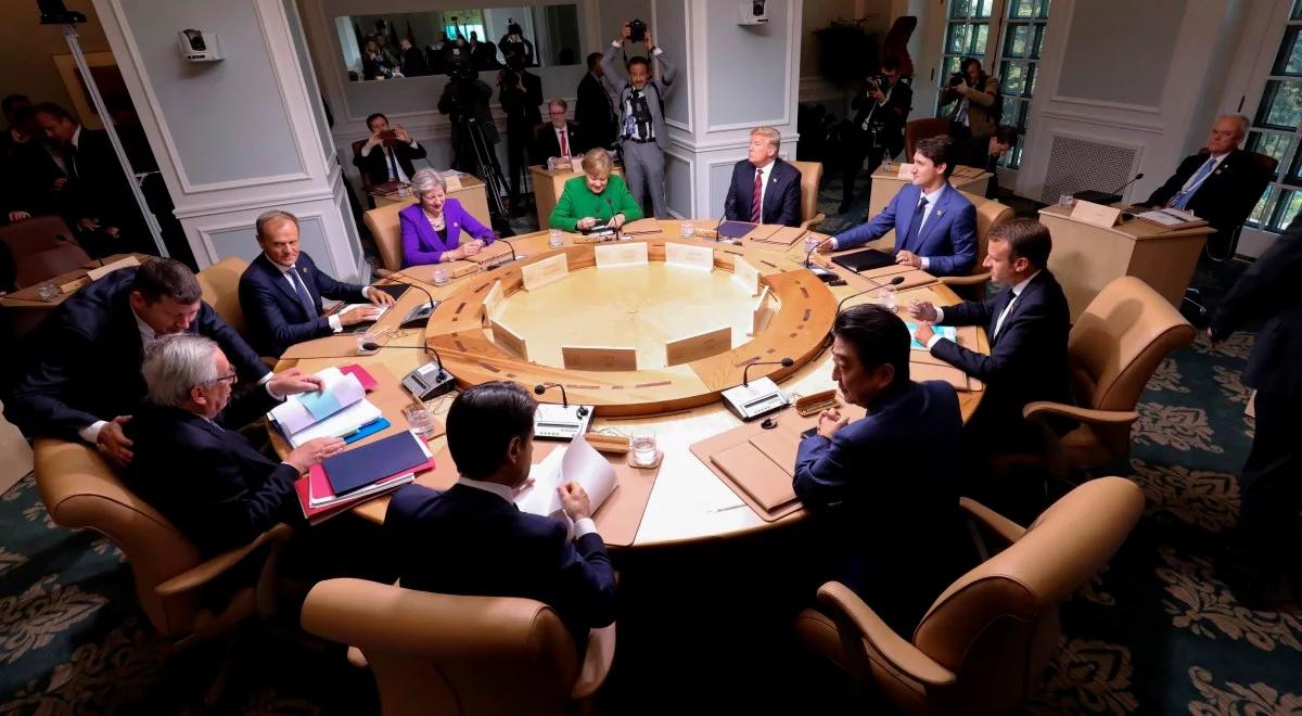 Szczyt G7 w Kanadzie. Napięta atmosfera, kwestie handlowe kością niezgody