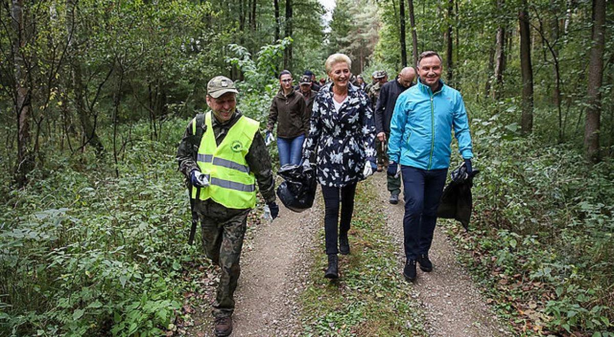 "SprzątaMY". Para prezydencka weźmie udział w dorocznej akcji sprzątania lasów