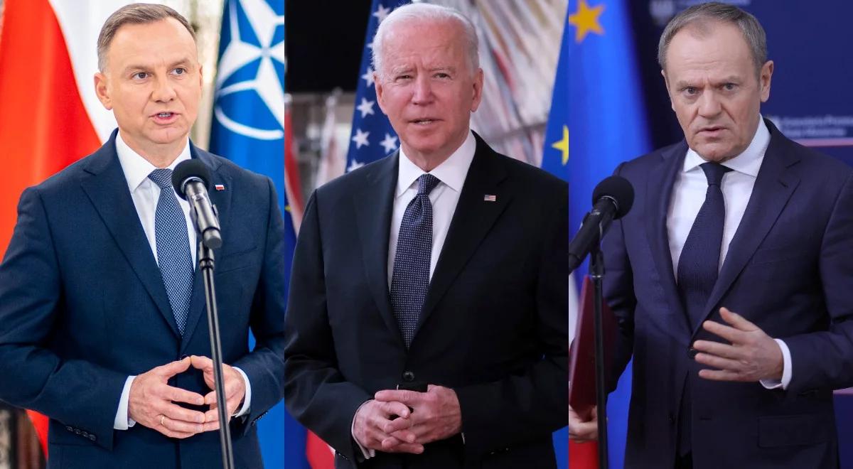 Joe Biden spotka się z Andrzejem Dudą i Donaldem Tuskiem. Znamy datę 