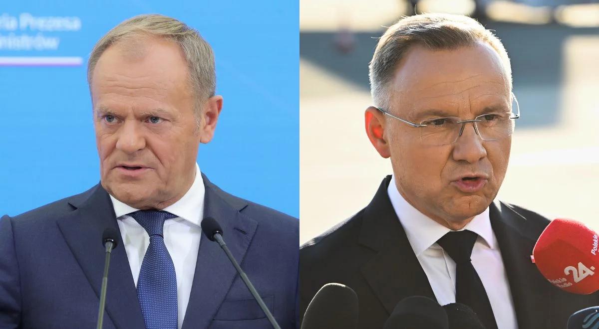 Tusk o misji Dudy w USA. "Nie polega na napluciu na polski rząd"