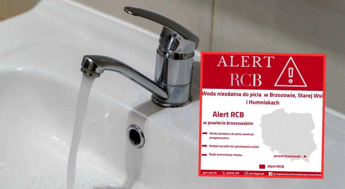Pilny alert RCB na Podkarpaciu. Woda nie nadaje się do picia