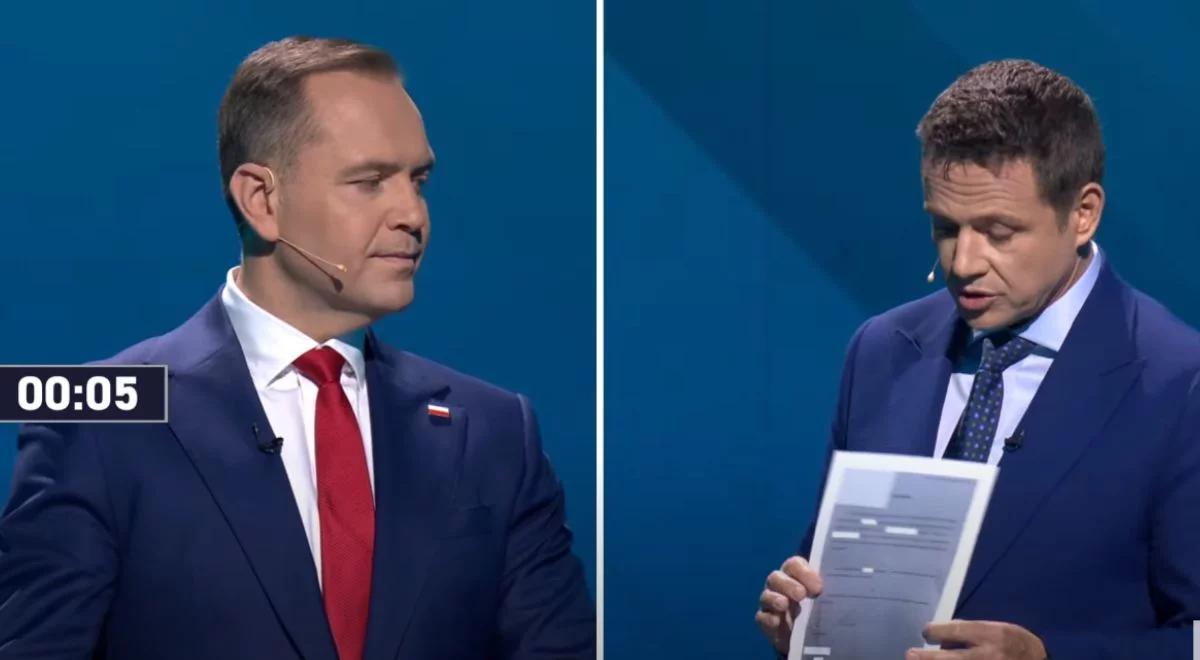 Debata prezydencka. Nawrocki w ogniu pytań o mieszkanie. "Pan Jerzy w DPS-ie"