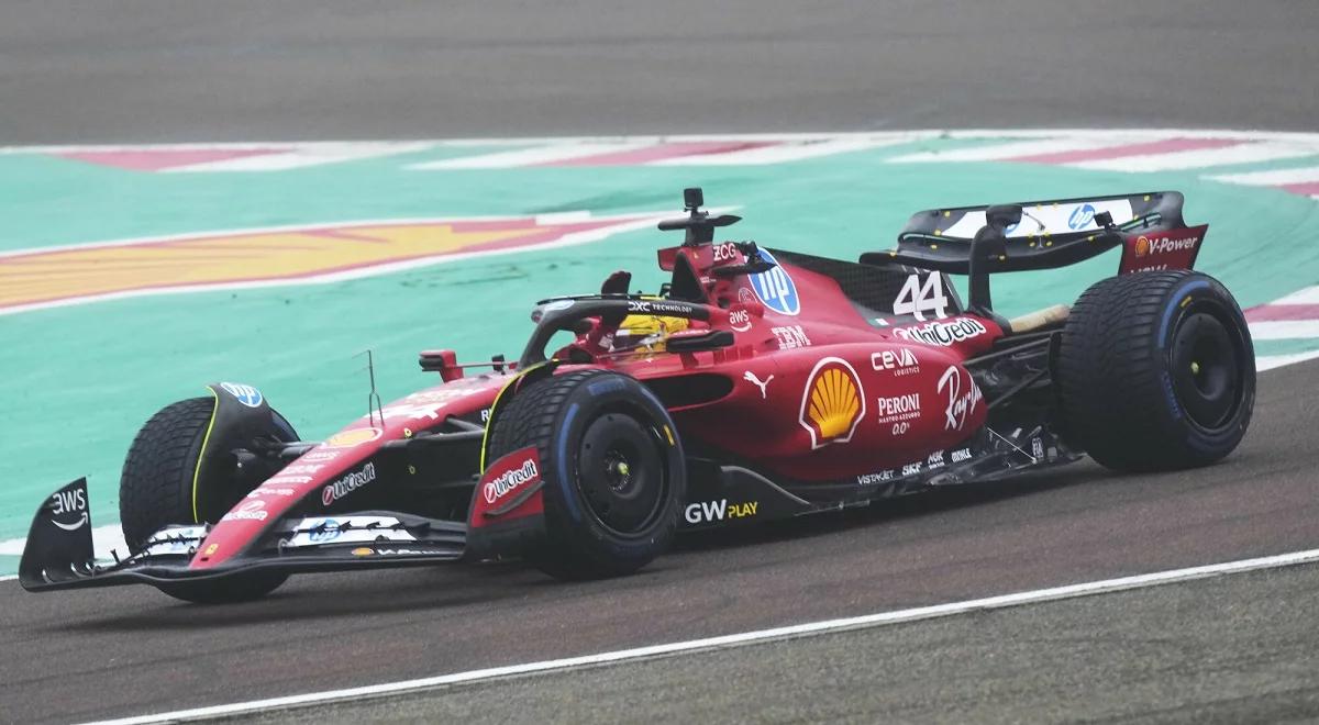 Lewis Hamilton rozbił bolid Ferrari. Dopiero co dołączył do zespołu