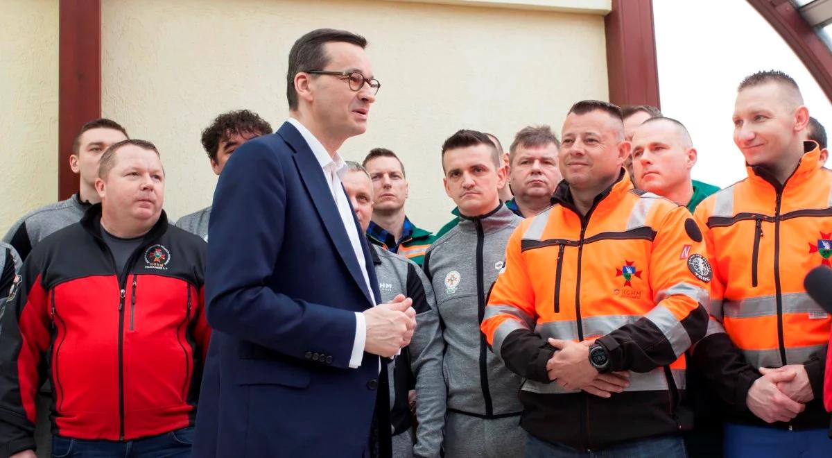 Premier: ratownictwo górnicze to zawód wysokich standardów moralnych i bohaterstwa