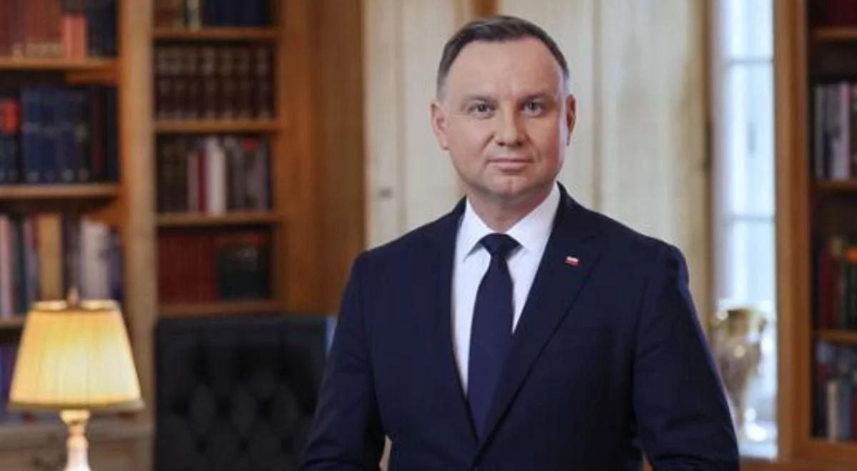 Prezydent Andrzej Duda wygłosi dziś orędzie. "Będzie dotyczyło przyszłości"