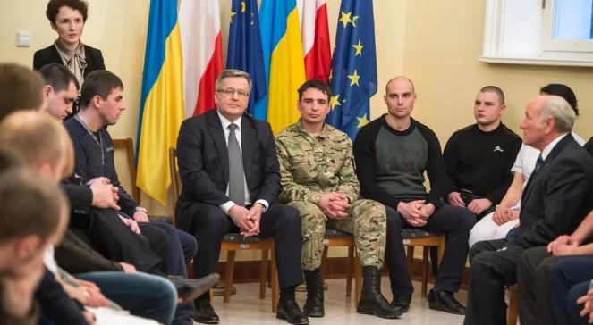 Lądek Zdrój: Bronisław Komorowski odwiedził ukraińskich żołnierzy
