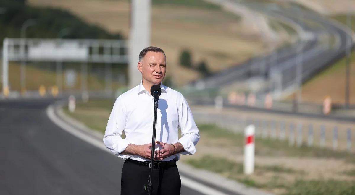 Nowy odcinek S7 już dostępny dla kierowców. Prezydent Andrzej Duda: to oszczędność czasu i wzrost bezpieczeństwa