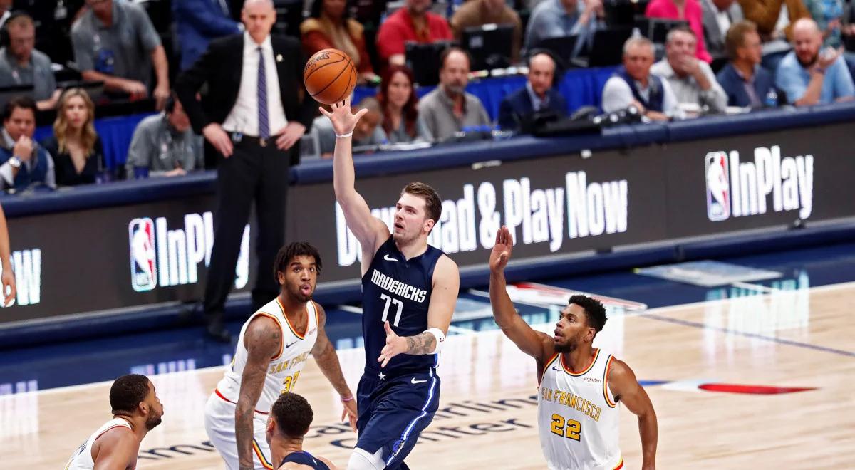 NBA: Luka Doncić nie przestaje zadziwiać. Słoweniec katem zdziesiątkowanych Warriors 