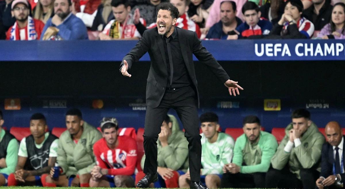 Liga Mistrzów. Diego Simeone wpadł w szał. "Cholo" rzucił się na legendę Borussii Dortmund [WIDEO]