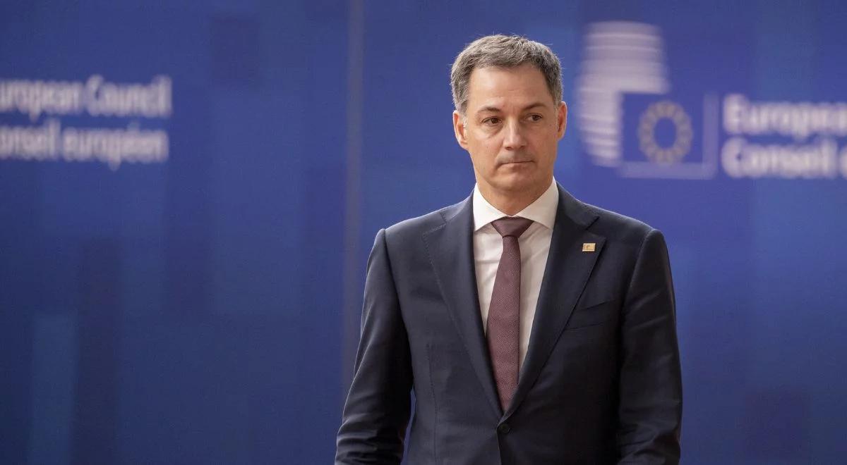 Premier Belgii spadł z roweru i stracił przytomność. Trafił do szpitala