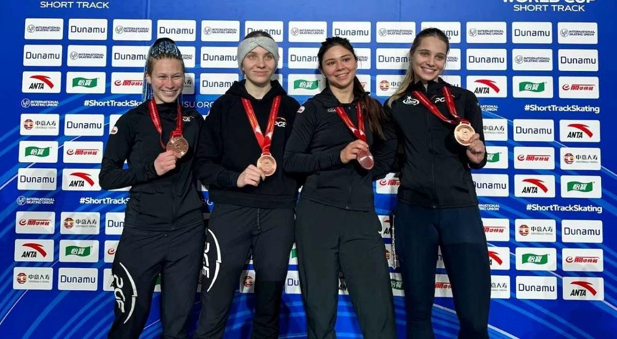 PŚ w short tracku: brąz polskiej sztafety na 3000 m. To największy sukces od dekady