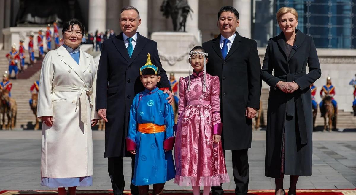 Ostatni dzień wizyty pary prezydenckiej w Mongolii. Doktorat honoris causa dla Andrzeja Dudy