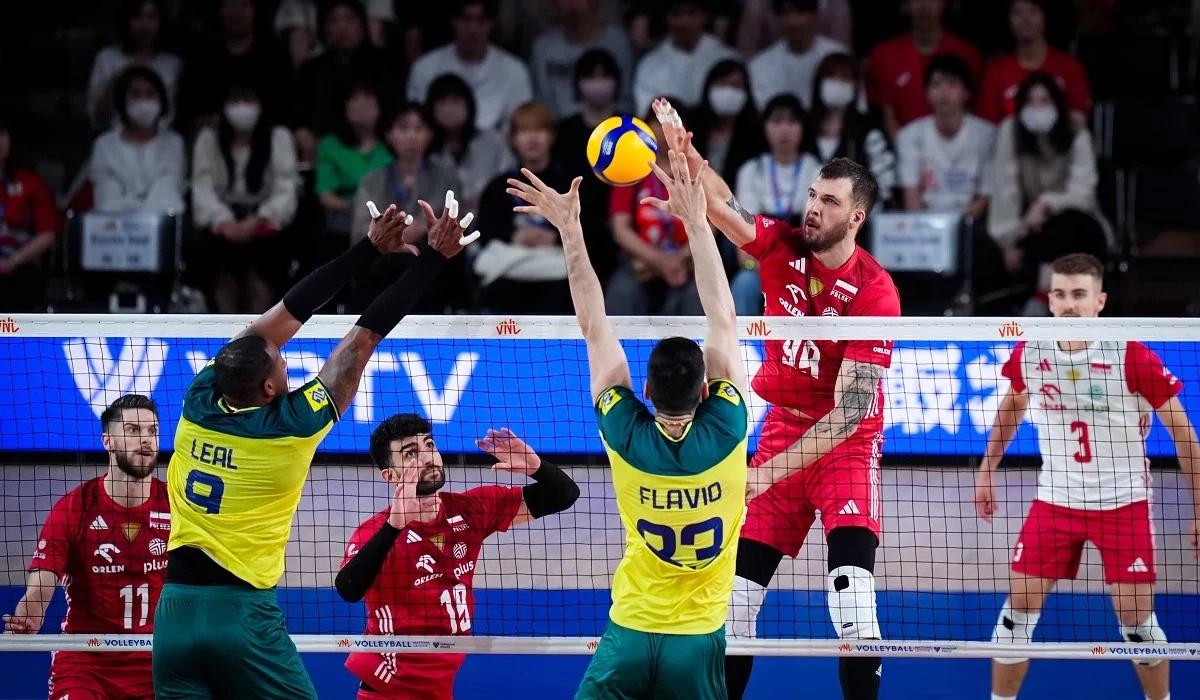Liga Narodów siatkarzy. Polska - Brazylia. Nieudane zakończenie turnieju w Fukuoce
