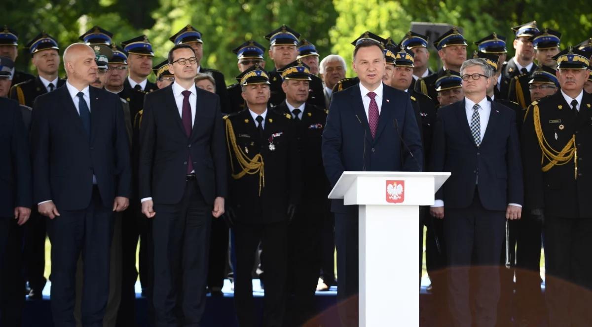 Obchody Dnia Strażaka. "Służba strażaków jest wpisana w historię polskiej wolności"