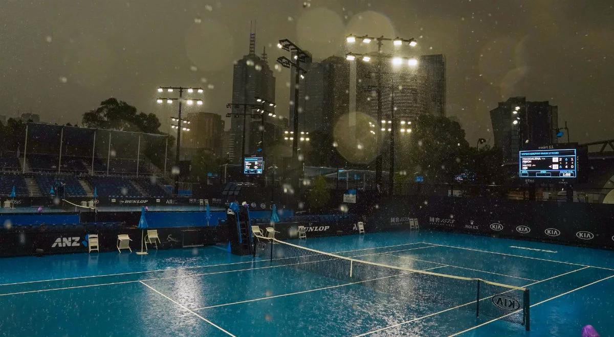 Australian Open 2020. Zanieczyszczone powietrze i ulewa, problemy z kwalifikacjami do turnieju w Melbourne