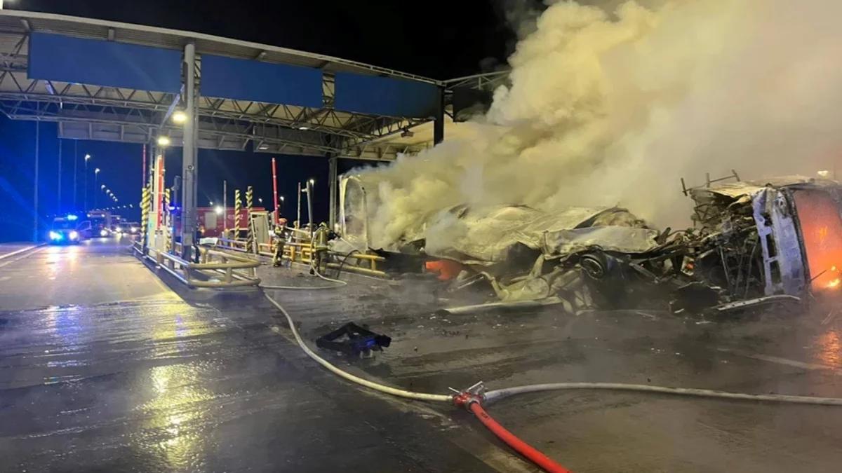Tarnawa Rzepińska. Potężna eksplozja na A2. Tir stanął w płomieniach [WIDEO] 