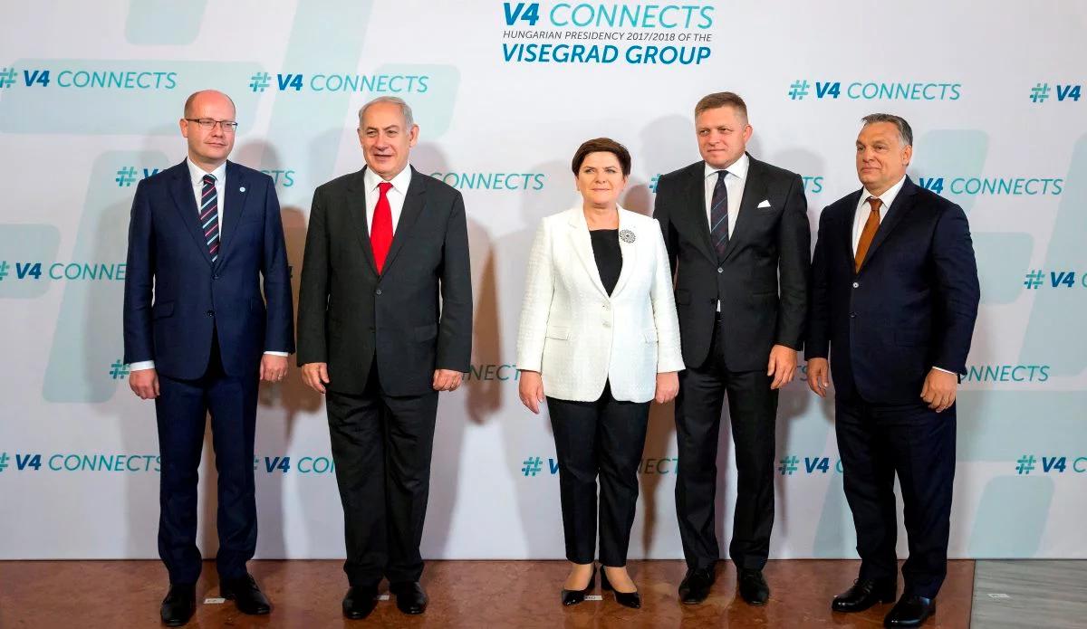 Beata Szydło w Budapeszcie. Spotkanie szefów rządów V4 z premierem Izraela