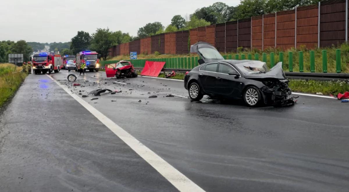 "Czarny alert". Nie żyje kierowca hyundaia. Zawrócił i jechał pod prąd