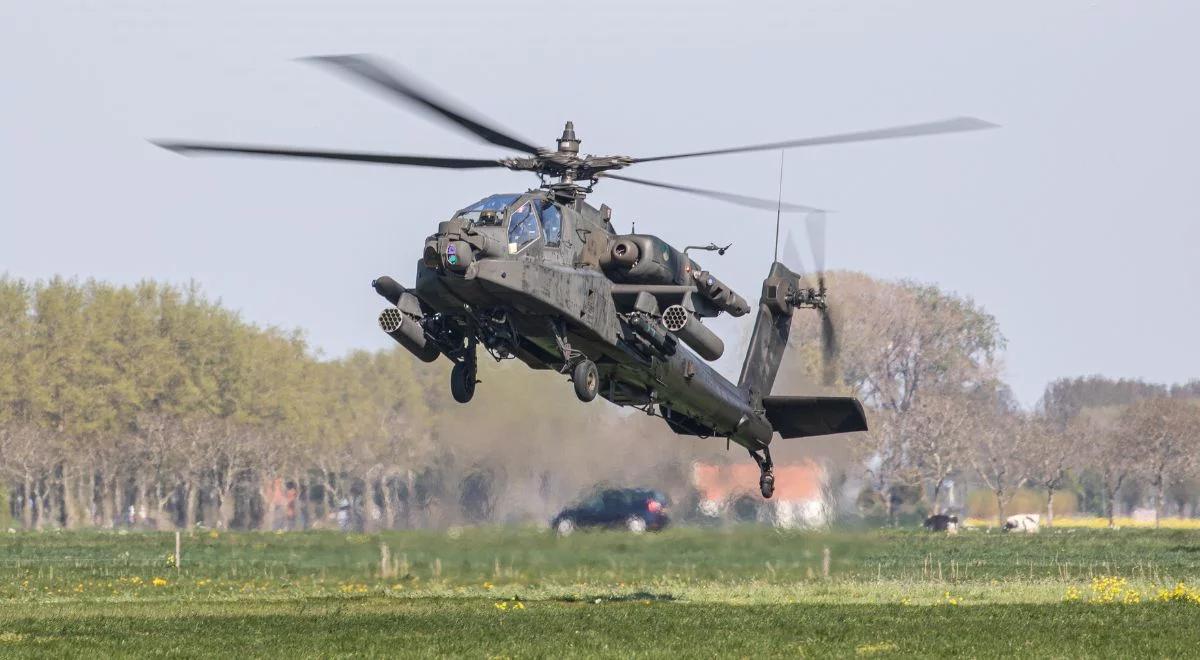 Śmigłowce Apache trafią do polskiego wojska. Szef MON: chcemy pozyskać 96 sztuk