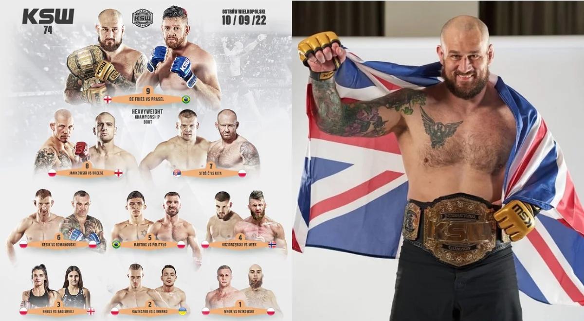KSW 74: kto powalczy w Ostrowie Wielkopolskim? W karcie walk danie główne i "odgrzewany kotlet"
