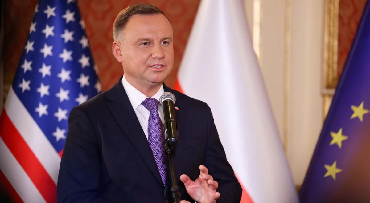 "Solidarność i prymat prawa". Szef BBN o myśli przewodniej wizyty prezydenta w USA