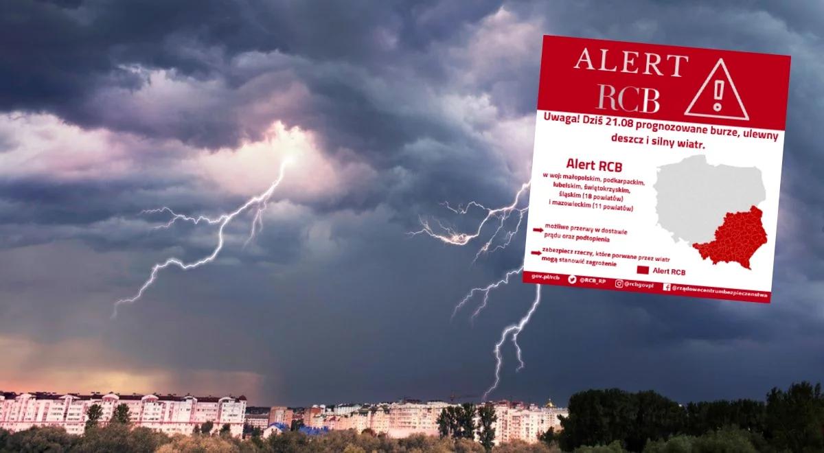 Alerty RCB dla sześciu województw. Tam pogoda będzie bardzo niebezpieczna
