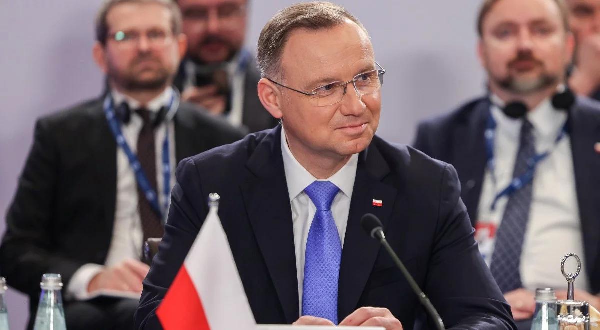 Prezydent Andrzej Duda podsumował spotkanie Grupy Arraiolos. "Postawiłem postulat skrócenia łańcuchów dostaw"