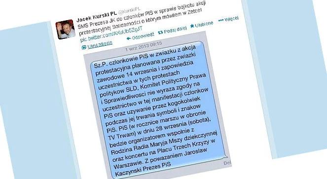 Kurski upublicznił treść sms-a wysłanego do członków PiS