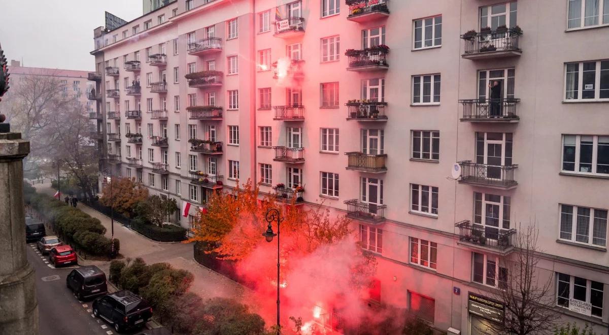 Rzucił racę i podpalił mieszkanie na Marszu Niepodległości. Są zarzuty i wniosek o areszt dla podejrzanego