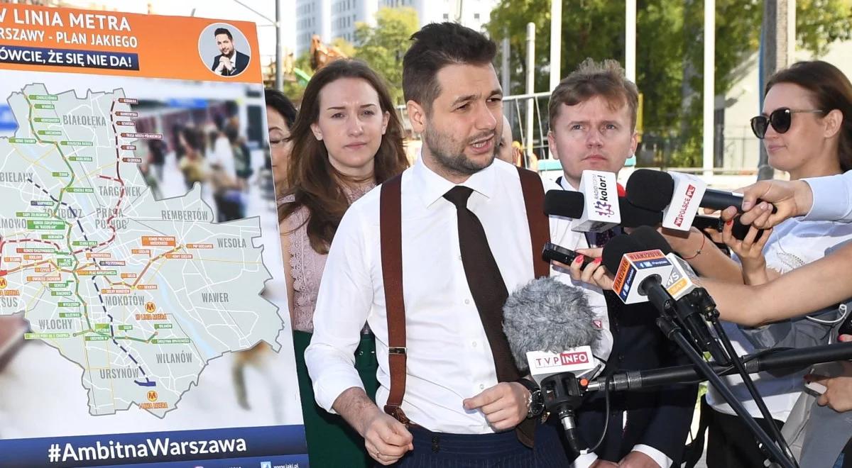 Patryk Jaki zapowiada sprawną komunikację oraz III i IV linię metra w Warszawie