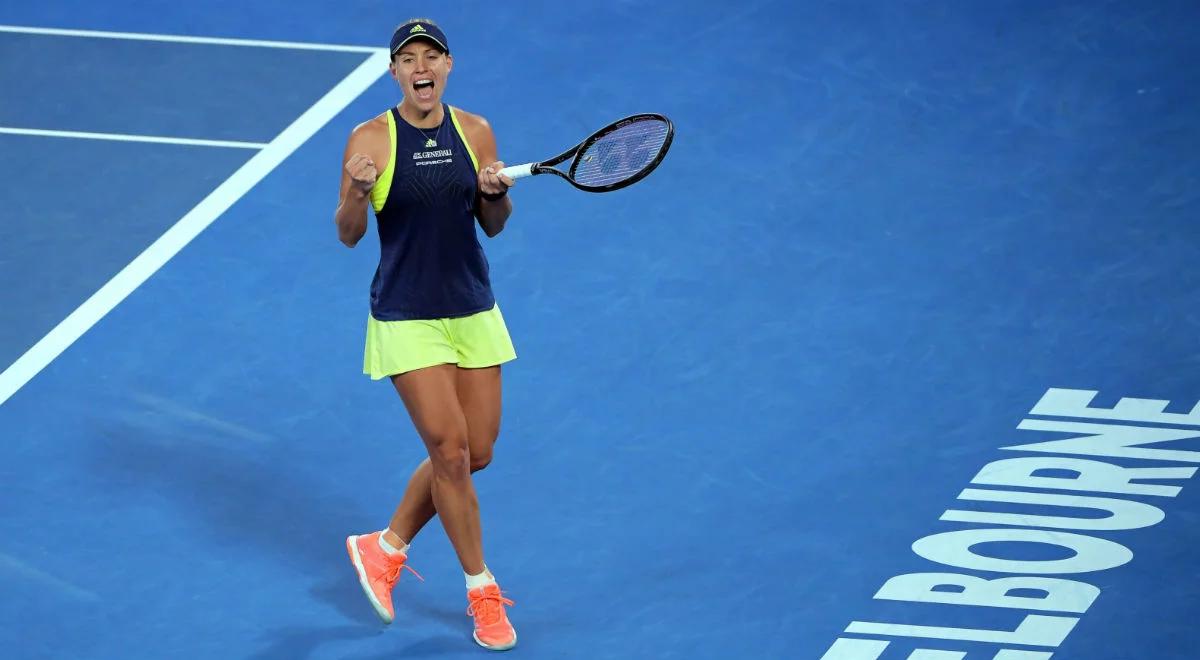 Australian Open 2018: Szarapowa bez szans w pojedynku z Kerber. Z Radwańską w 1/8 finału?