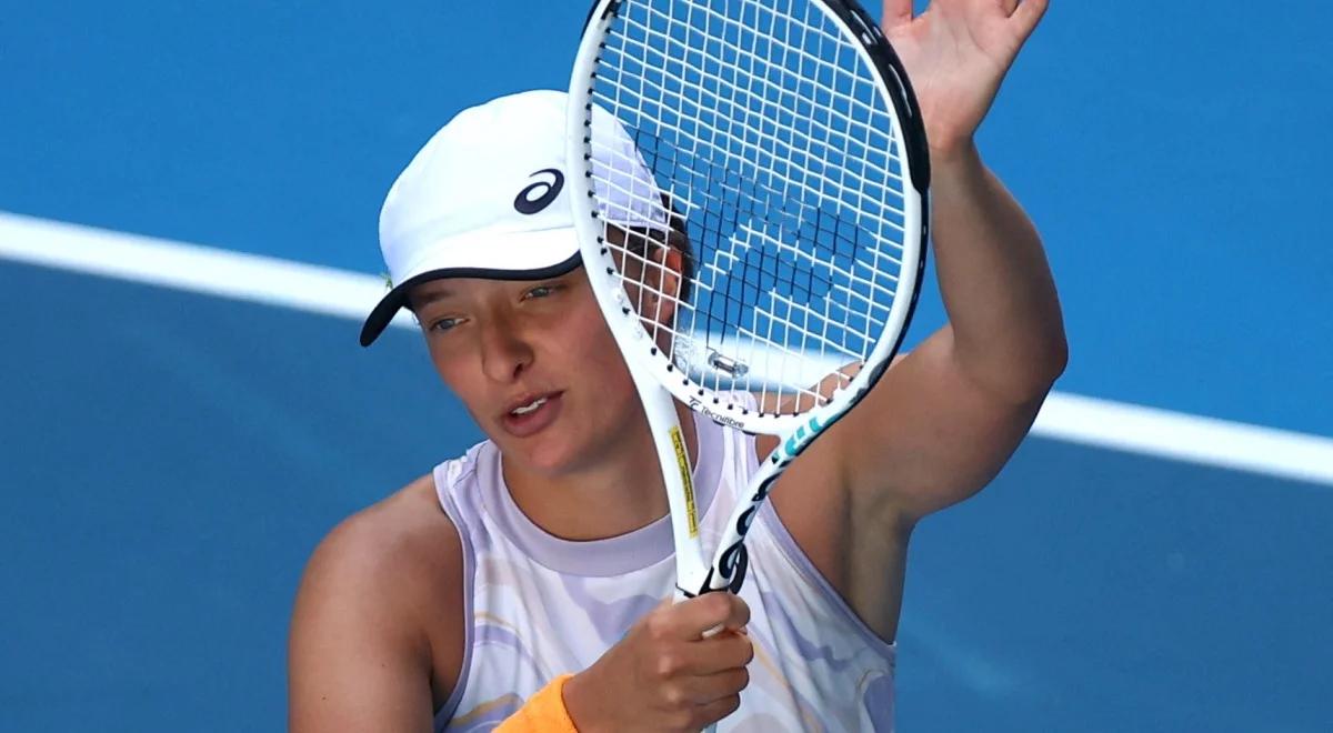 Australian Open: Iga Świątek - Cristina Bucsa. Polka zdeklasowała rywalkę w 55 minut