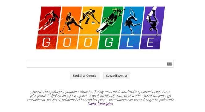 Igrzyska w Soczi. Karta Olimpijska w Google Doodle