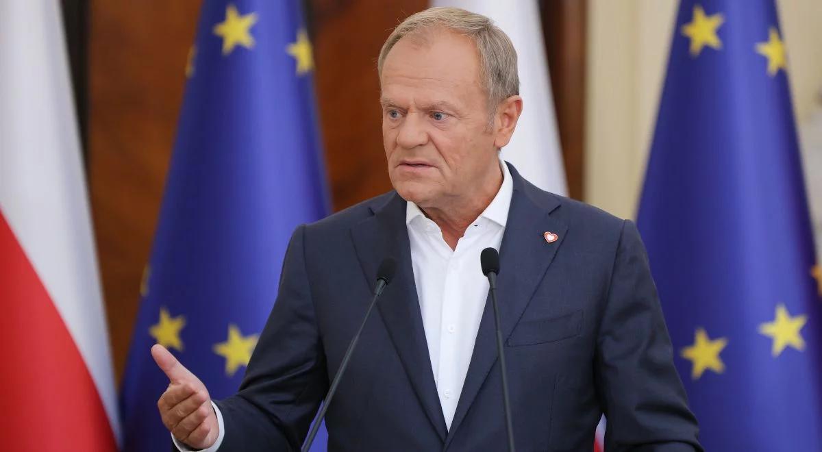 Burza po decyzji premiera. Tusk: to był błąd