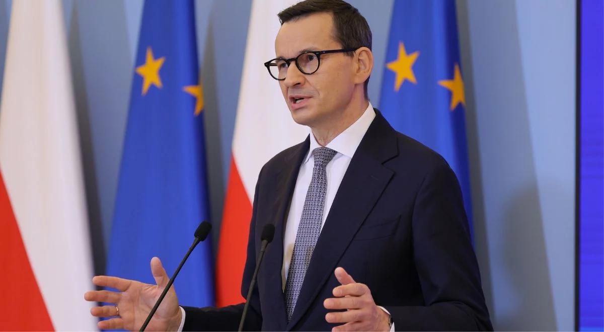 Premier Morawiecki o ustawie wiatrakowej: przygotowali bubel prawny. Ktoś ich naciska?