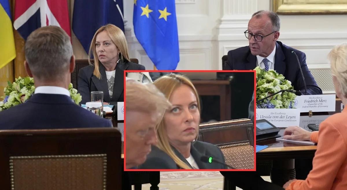 Meloni przewracała oczami, gdy mówił Merz. Nagranie podbija sieć