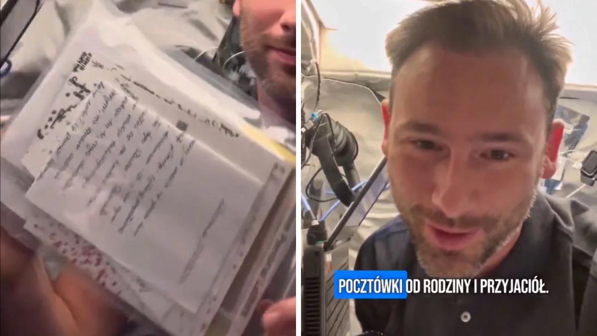 Polski astronauta otrzymał przesyłkę z Ziemi. "Jestem wzruszony"