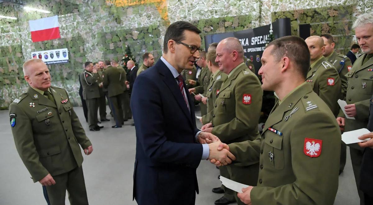 "Jesteście w awangardzie wojsk specjalnych NATO". Premier podziękował żołnierzom