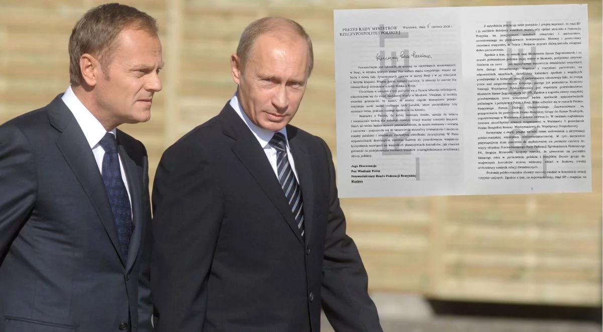 Tusk chciał bliskich relacji z Rosją tuż po napaści na Gruzję. Jednoznaczne dokumenty