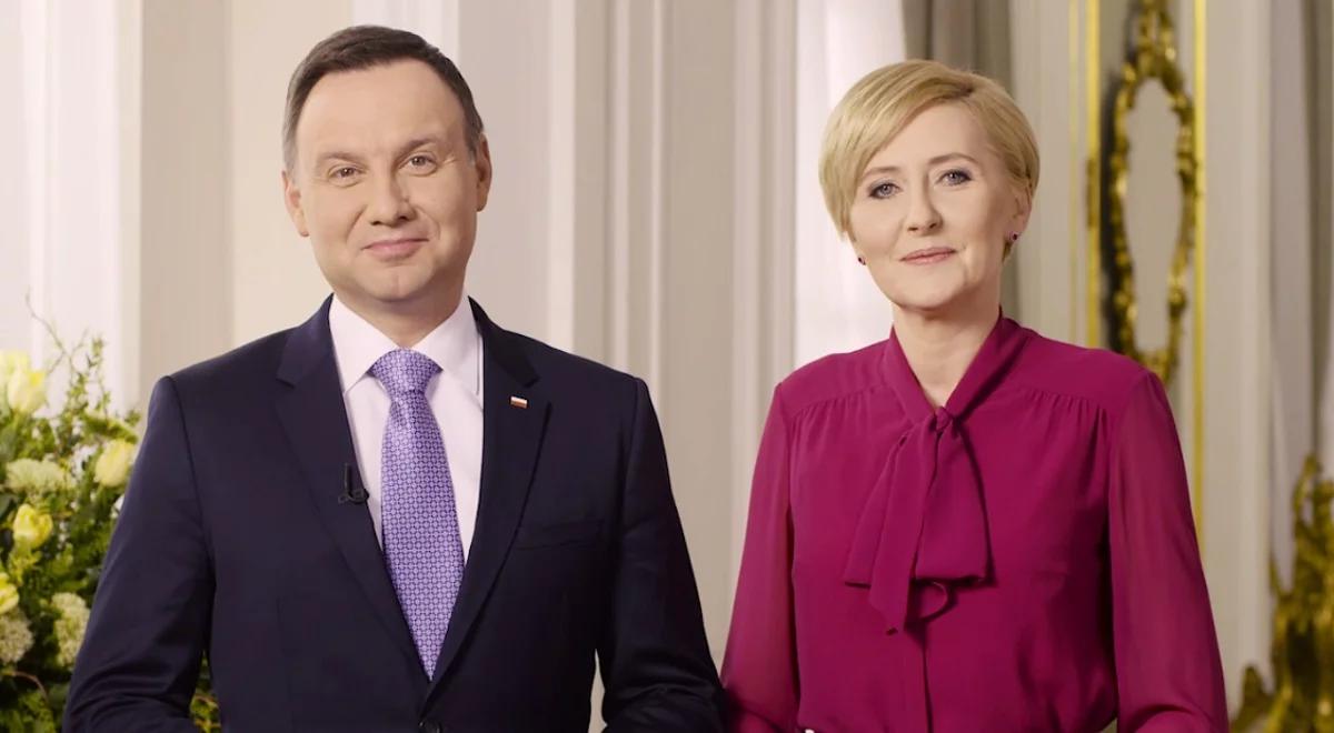 Para prezydencka: życzymy wszystkim pokoju w sercach i wzajemnej życzliwości