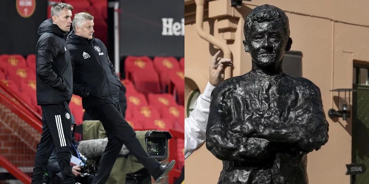Ole Gunnar Solskjaer - "zabójca o twarzy dziecka" - na cokole: nie sądziłem, że spotka mnie aż taki honor