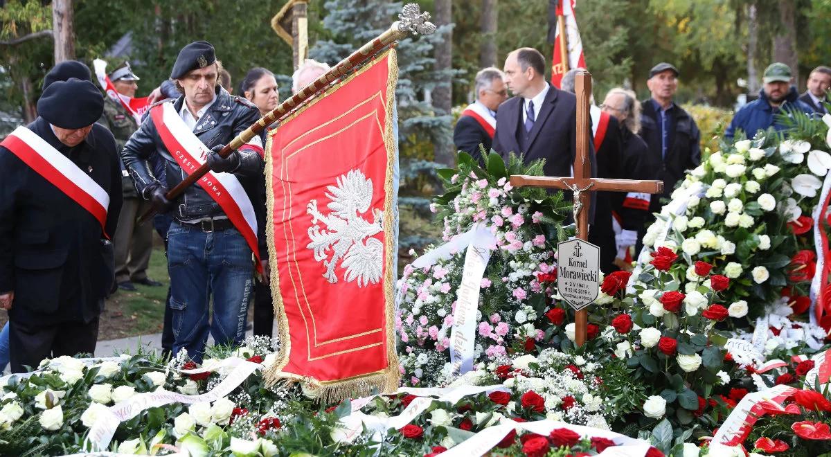 Pogrzeb Kornela Morawieckiego. "Sztandarowy przykład człowieka niezłomnego"