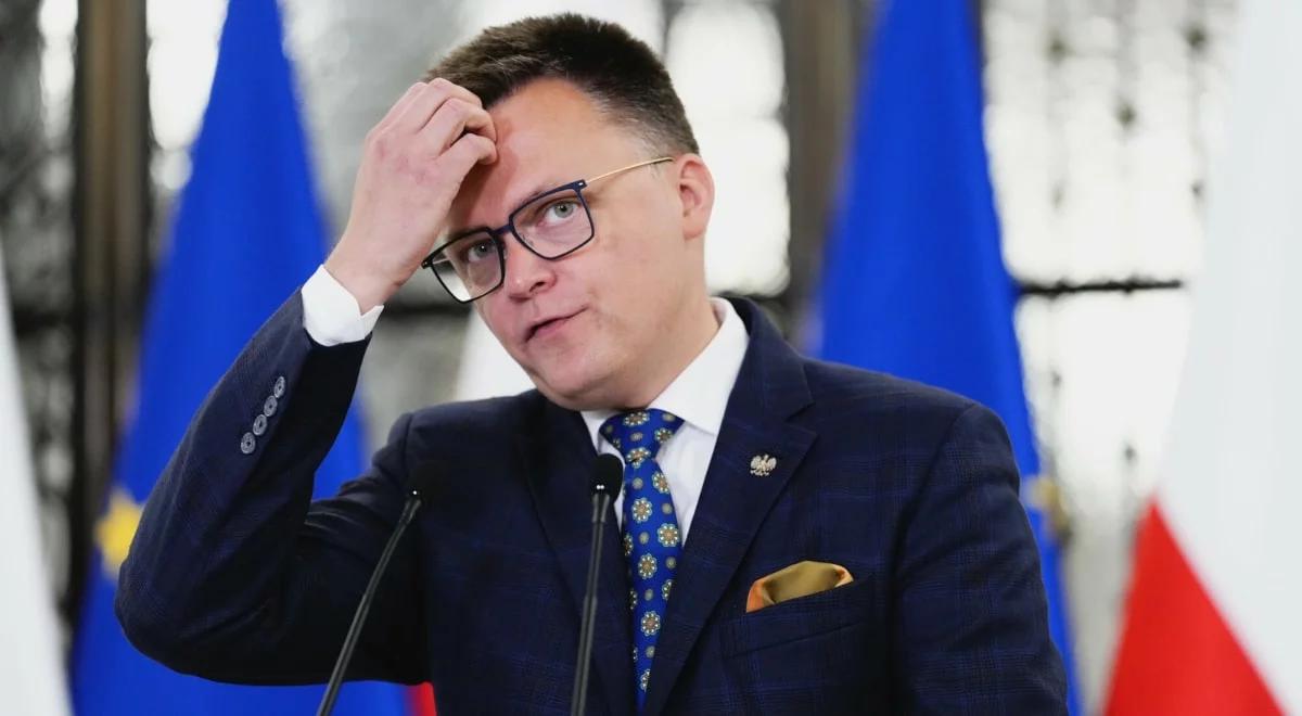 Szymon Hołownia odda fotel marszałka Sejmu? "Podjęliśmy uchwałę"