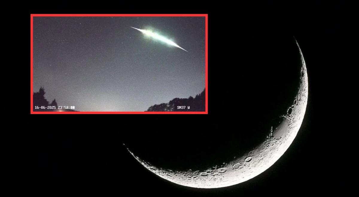 Kula ognia nad Polską. Meteroid przeleciał nagle i niespodziewanie. Co się stało?