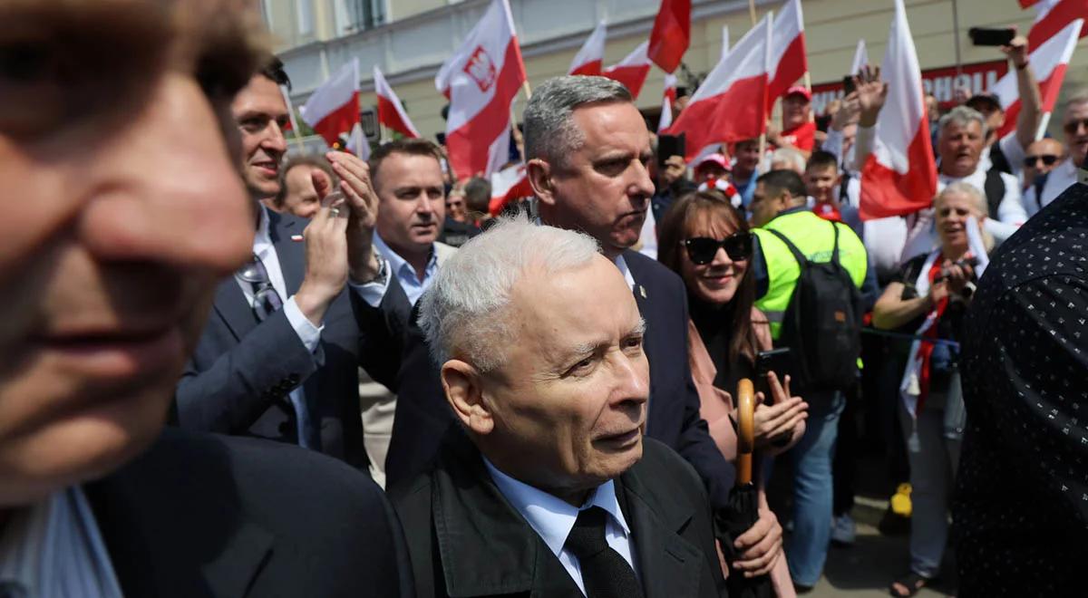 Pozew Nawrockiego w trybie wyborczym? Kaczyński: to pułapka