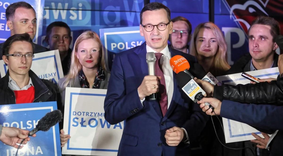 Wybory samorządowe 2018. Premier: wszyscy razem jesteśmy w stanie dalej zmieniać Polskę 