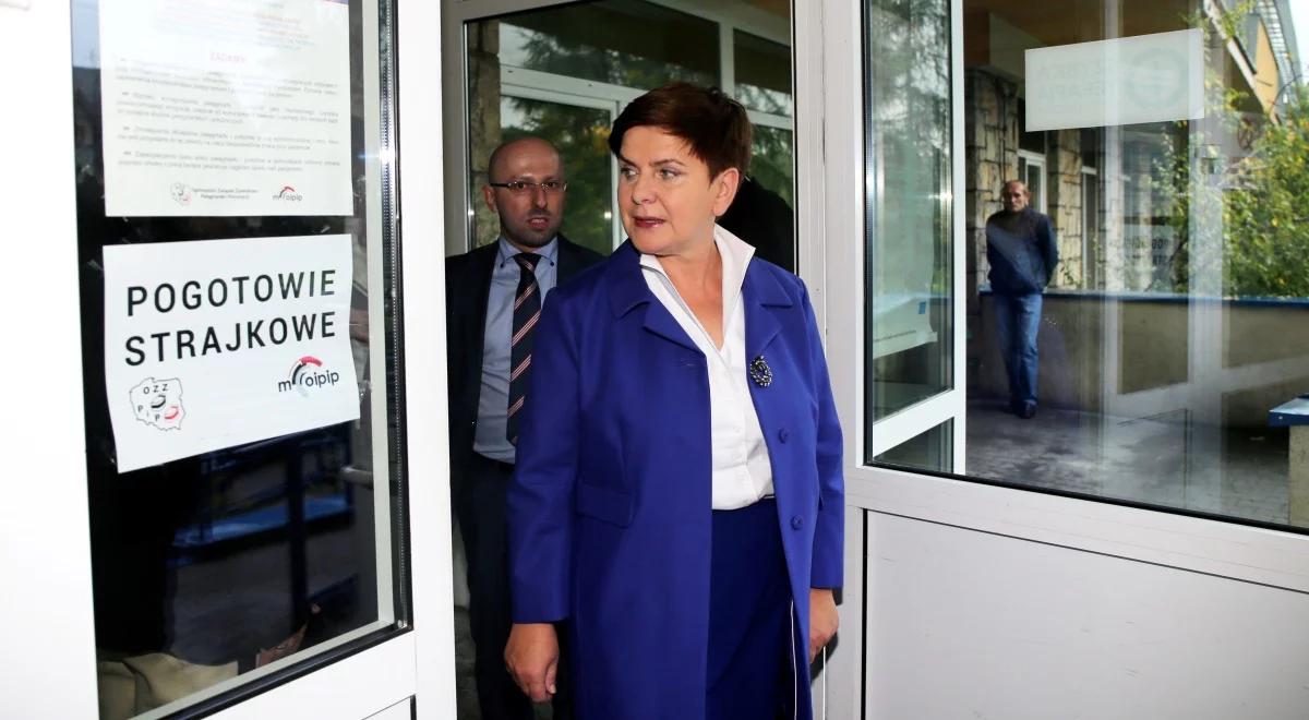 Beata Szydło: służba zdrowia wymaga leczenia