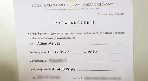 Adam Małysz ujawnia swój numer telefonu