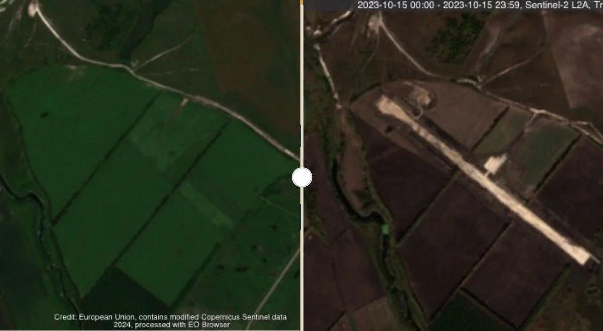 Tajemnicza budowa w pobliżu granicy z Ukrainą. Zdjęcia satelitarne zdradziły ruchy Rosjan