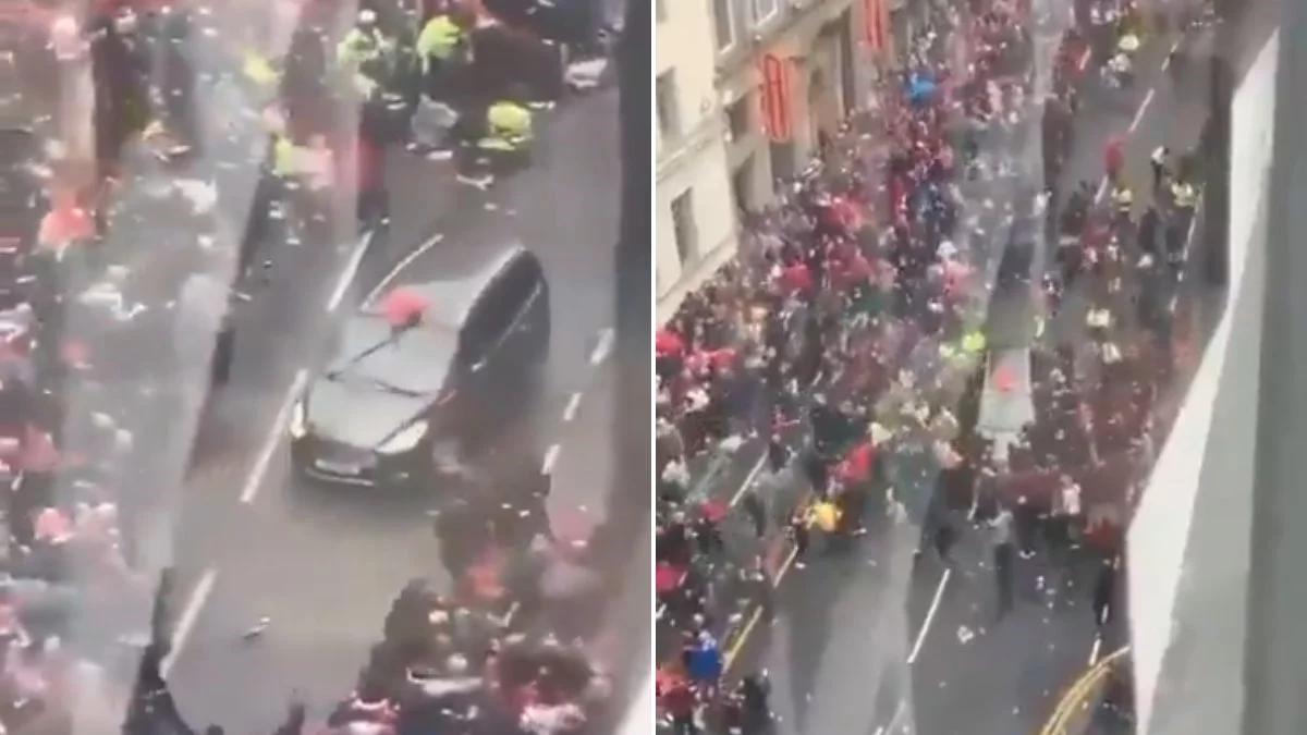 Liverpool. Samochód wjechał w tłum kibiców. Taranował ludzi